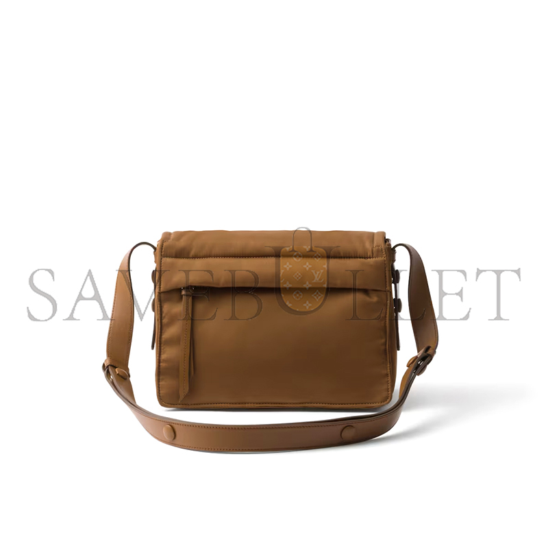 Pra*a traveller small padded re-nylon shoulder bag 1bd313 (23*16*11cm)